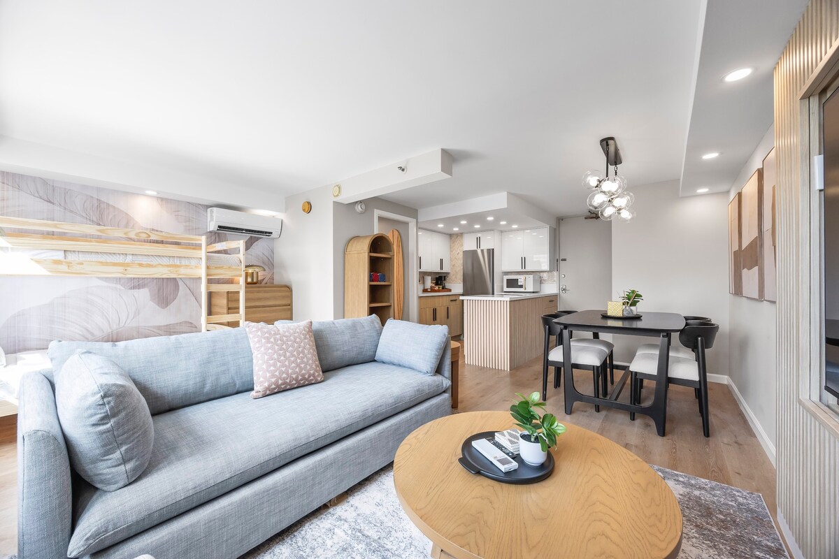 Stunning Tropical 1BR-Central Waikiki-Near Beach!