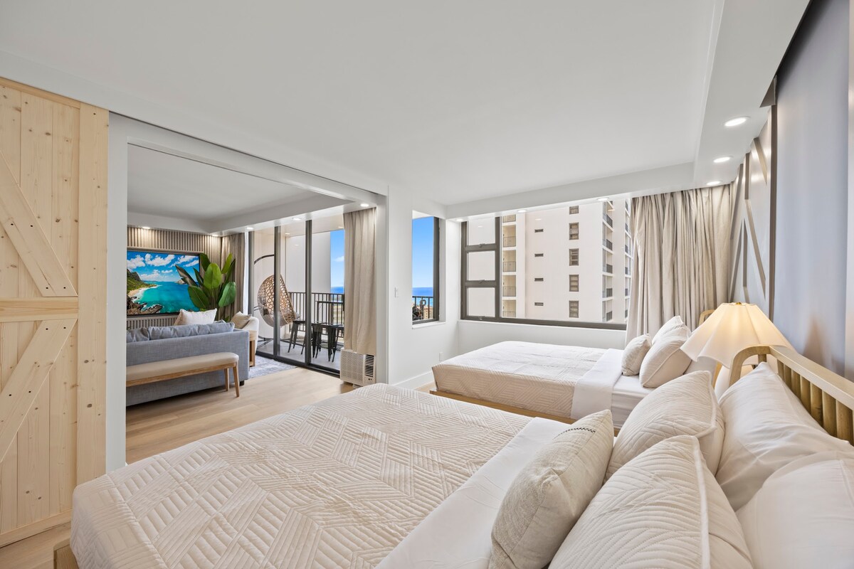 31F-Waikiki Banyan-1BR-Ocean & City Skyline Views