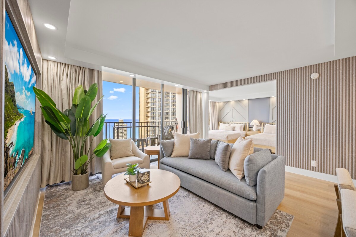 31F-Waikiki Banyan-1BR-Ocean & City Skyline Views