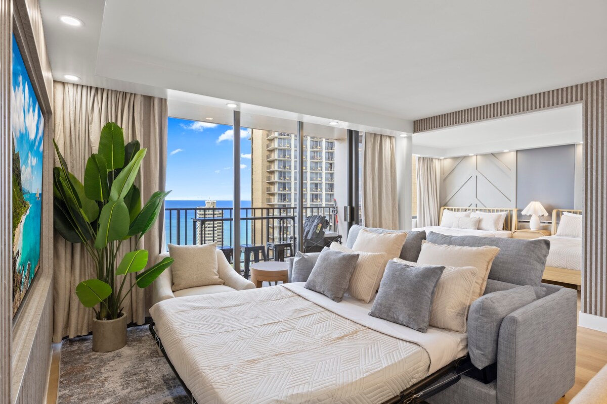 31F-Waikiki Banyan-1BR-Ocean & City Skyline Views