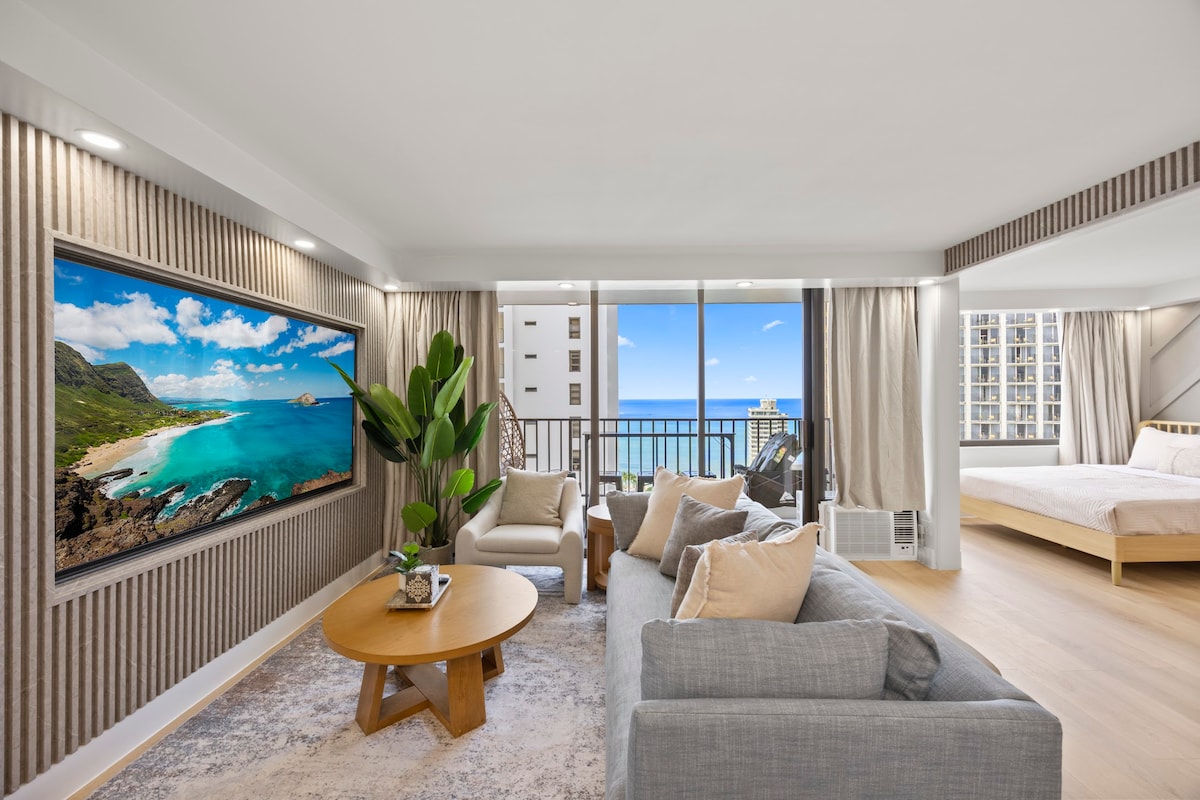 31F-Waikiki Banyan-1BR-Ocean & City Skyline Views