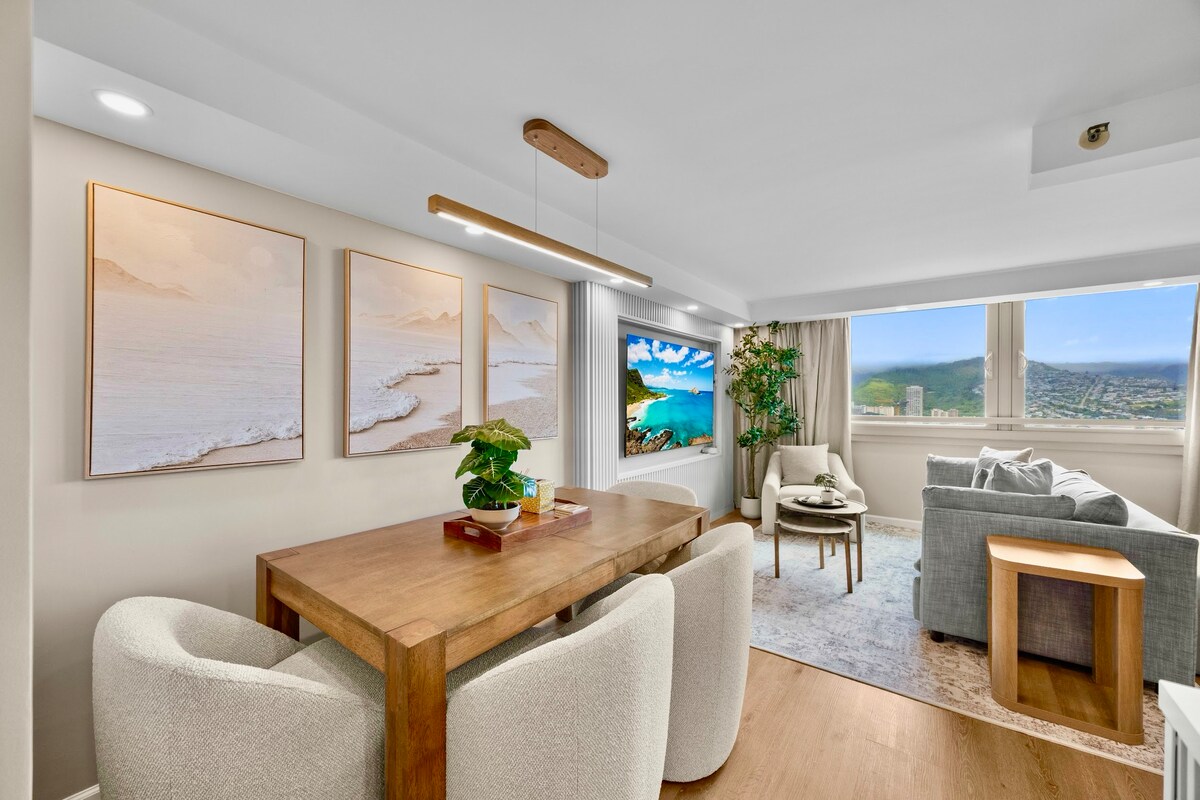 34F-Waikiki 1BR Retreat-Ocean & Diamond Head Views