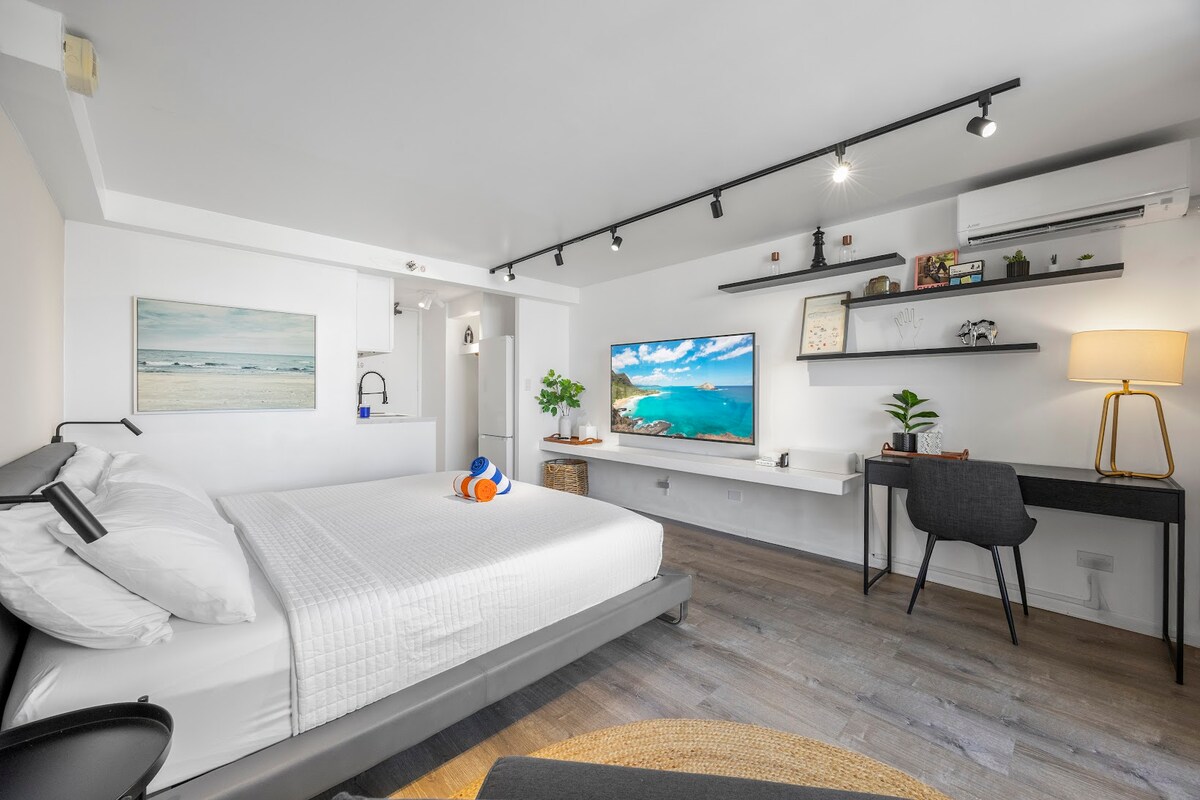 26FL-Renovated Modern & Chic King Studio-Waikiki