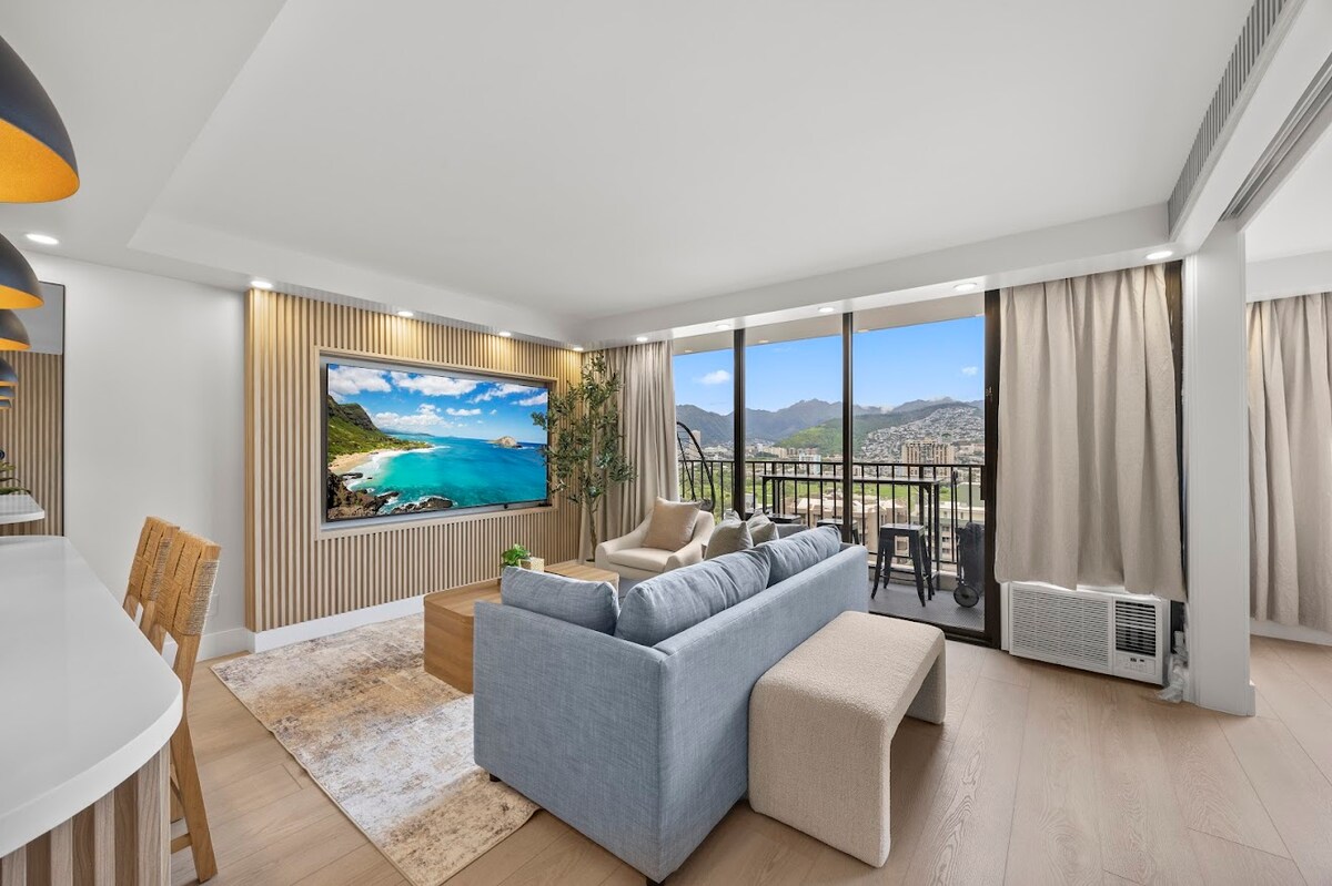 23F-Upscale 1BR-Mountain View-Free Parking w/ Pool