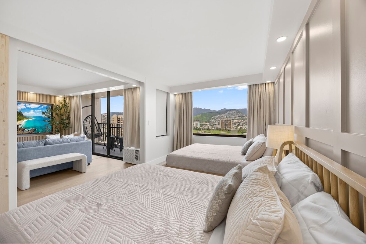 23F-Upscale 1BR-Mountain View-Free Parking w/ Pool