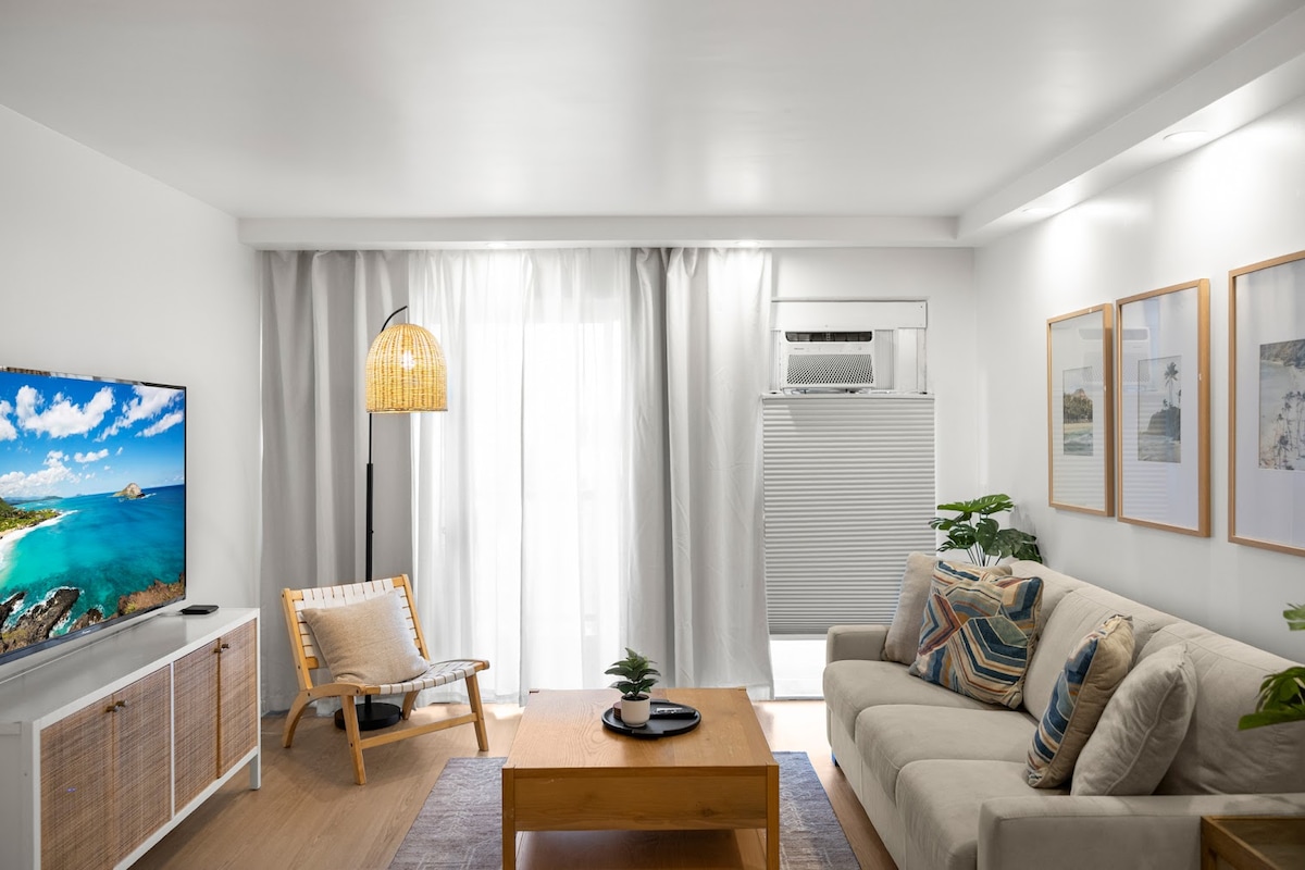 Hidden Oasis-2BR|2BTH w/Parking-Waikiki Beach