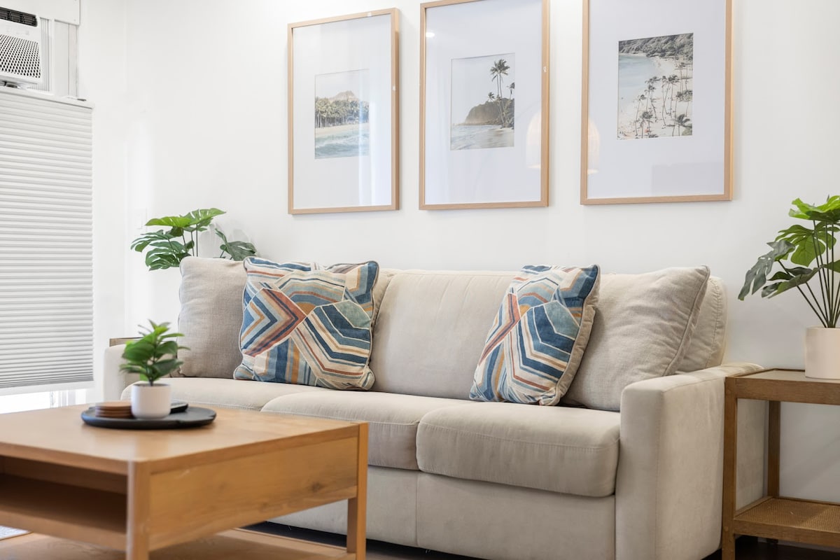 Hidden Oasis-2BR|2BTH w/Parking-Waikiki Beach