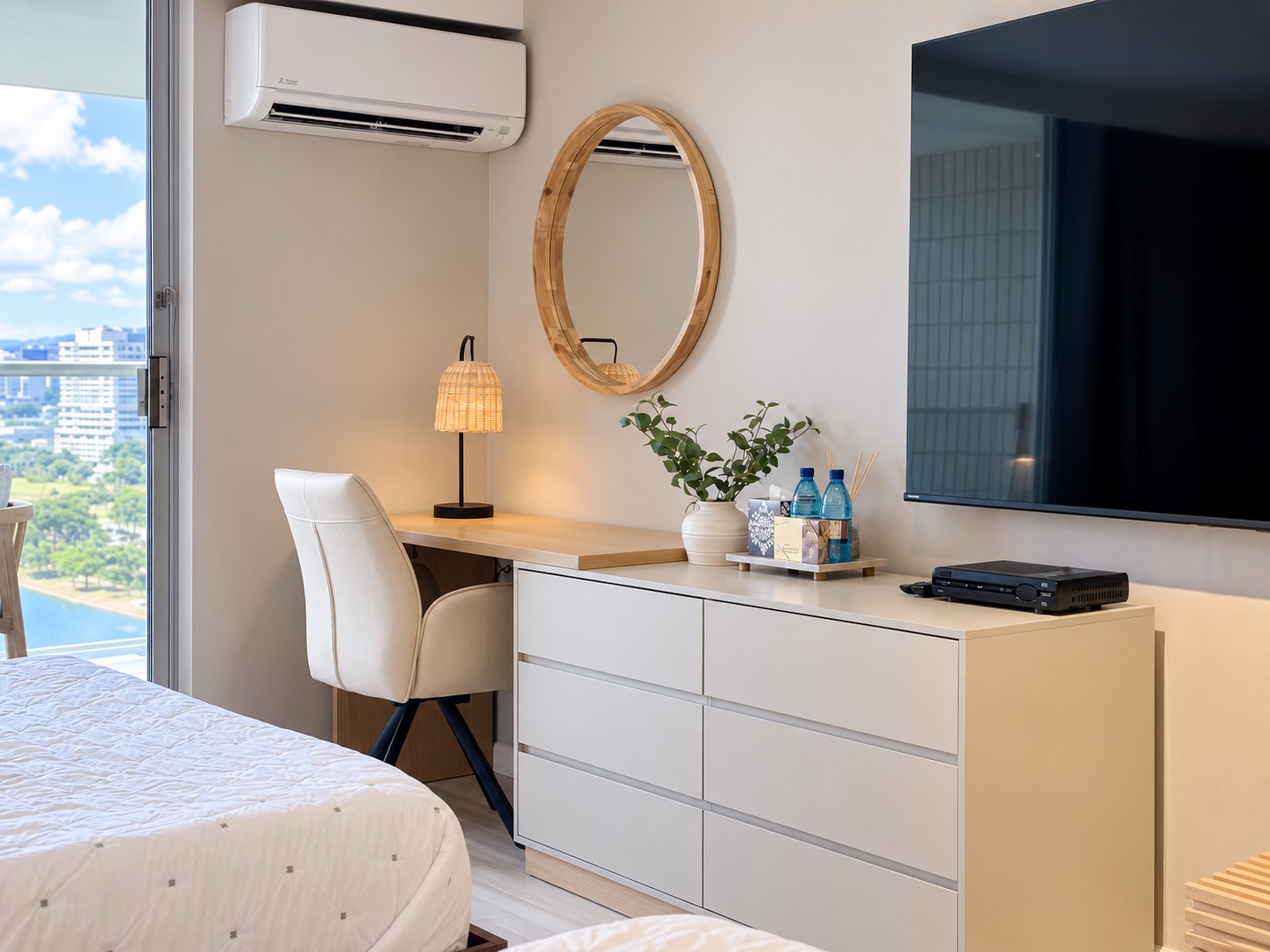 19F-Stunning Modern Studio/2 Queens-Waikiki Beach~