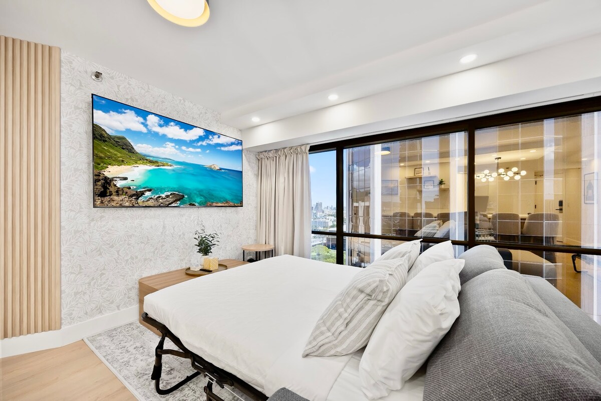26F-Financial District-City View-1BR w/Parking