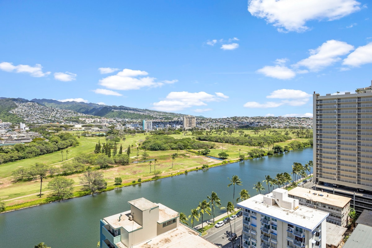 20F-Newly Remodeled Cozy Studio w/2Queens-Waikiki~