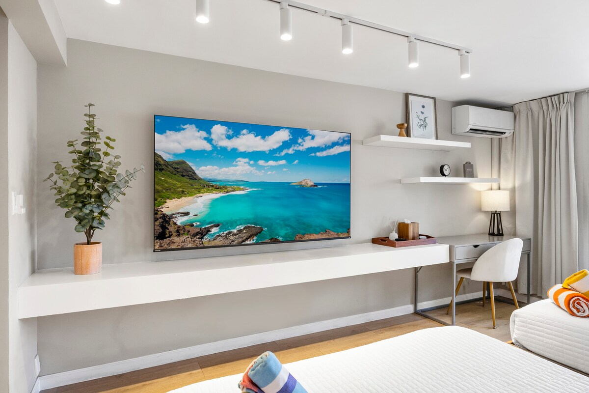 20F-Newly Remodeled Cozy Studio w/2Queens-Waikiki~