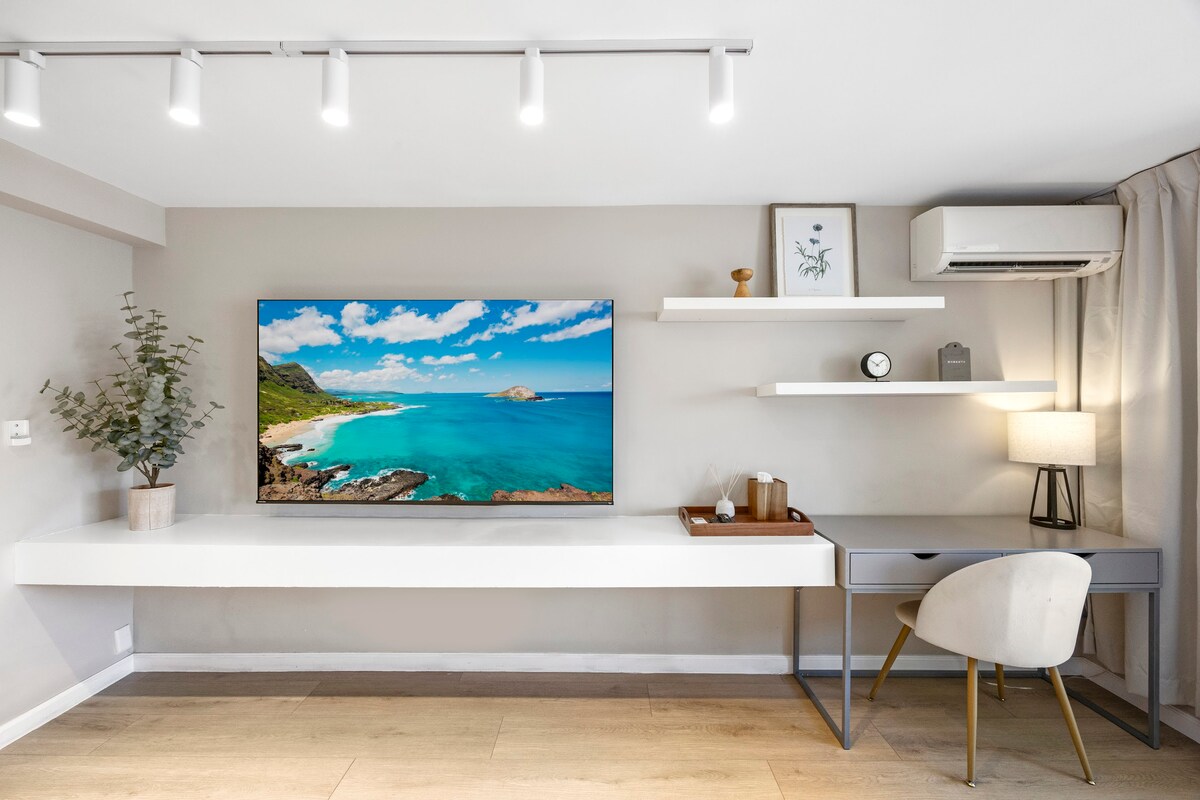 20F-Newly Remodeled Cozy Studio w/2Queens-Waikiki~