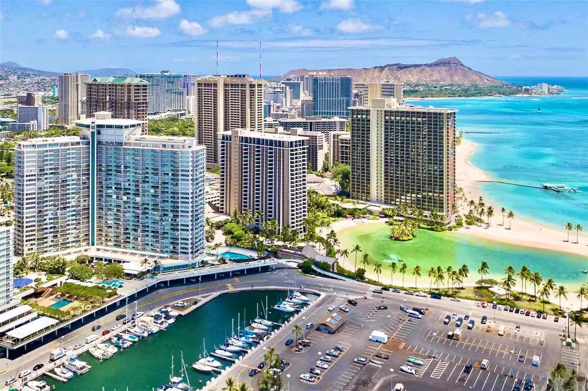 11F-Stunning Ocean View Condo-Ilikai Waikiki Beach