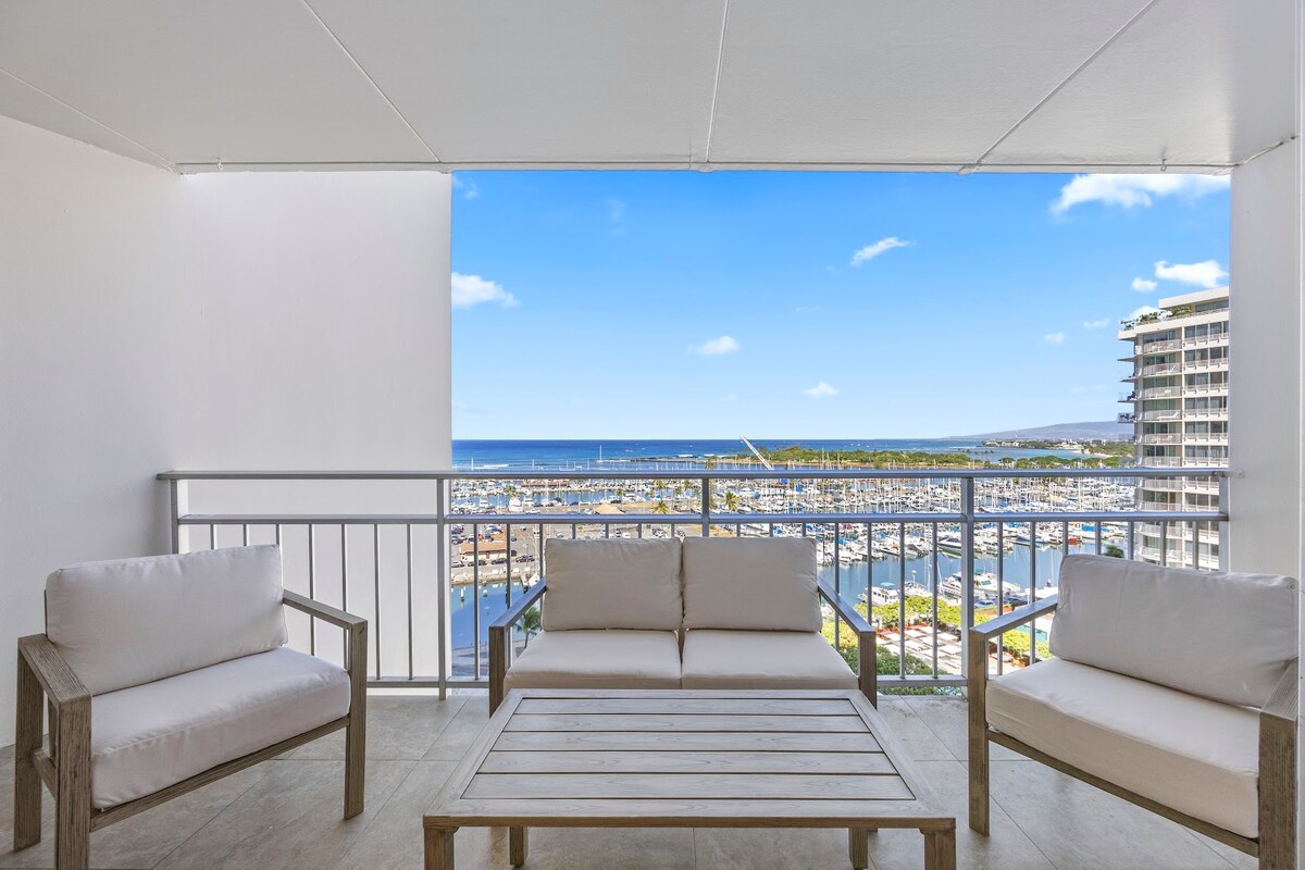 11F-Stunning Ocean View Condo-Ilikai Waikiki Beach