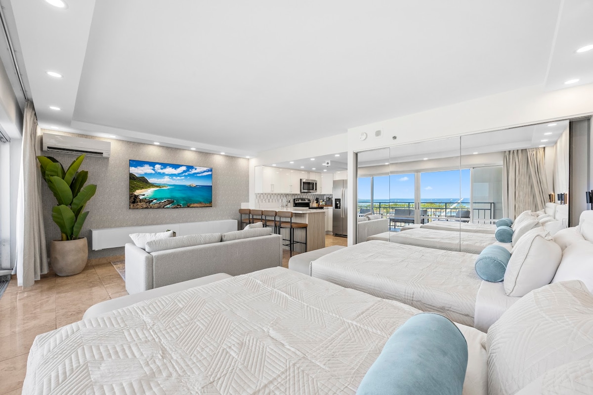 11F-Stunning Ocean View Condo-Ilikai Waikiki Beach