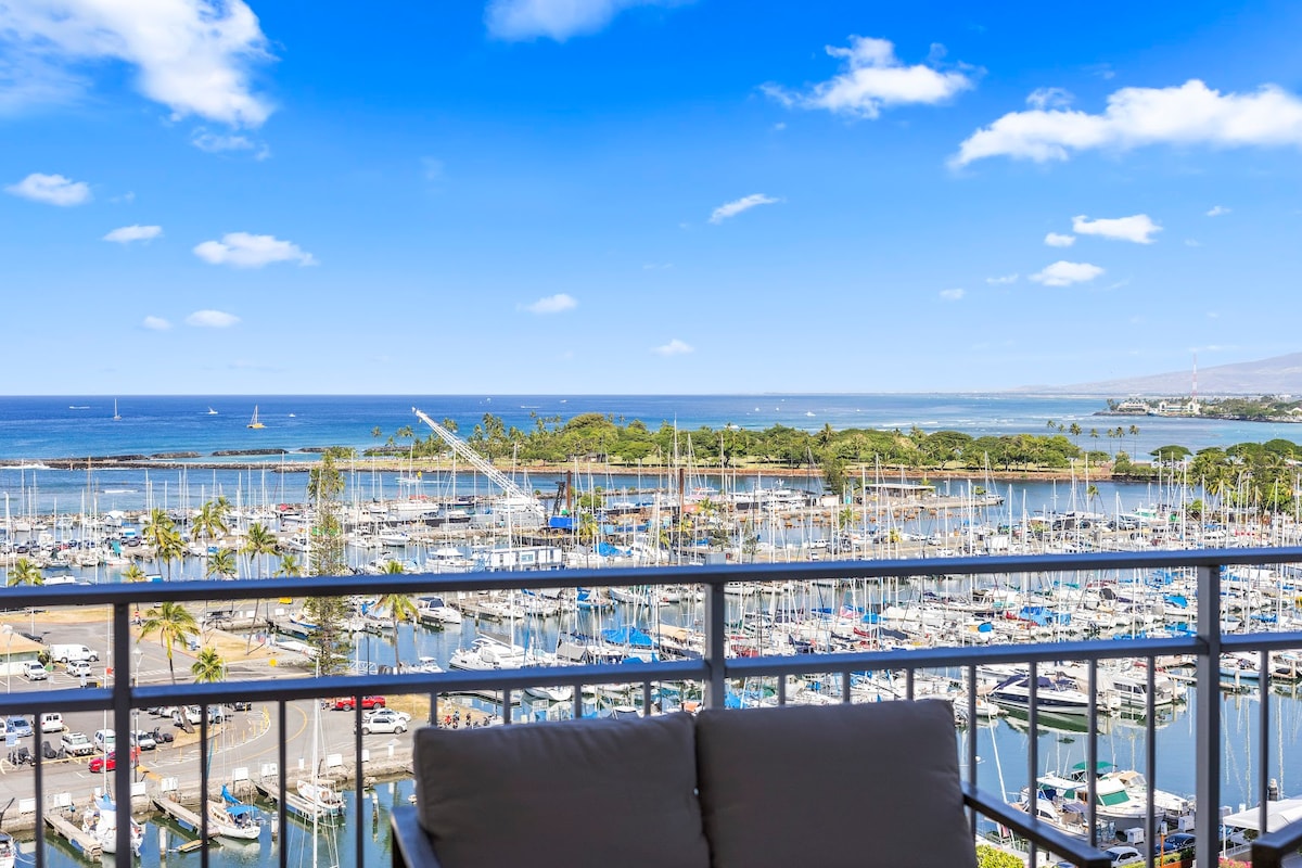 11F-Stunning Ocean View Condo-Ilikai Waikiki Beach