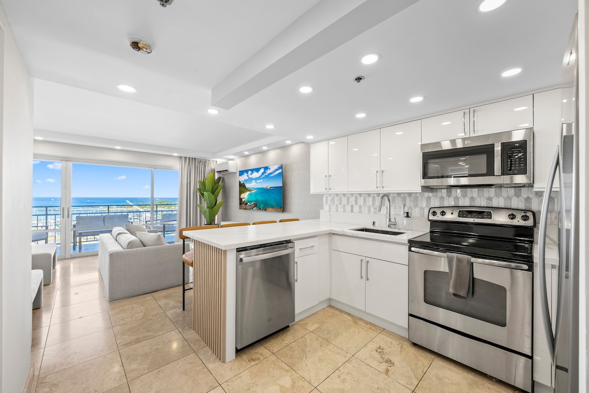 11F-Stunning Ocean View Condo-Ilikai Waikiki Beach