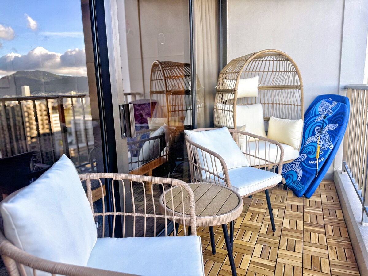 20F-Upscale Mountain View-1BR-Near Beach~