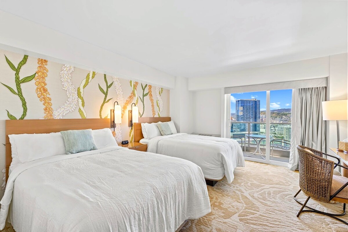 29F-Ala Moana Premium Double w/City & Ocean Views