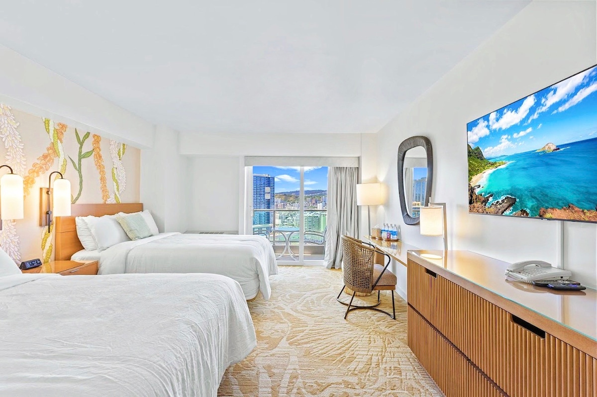 29F-Ala Moana Premium Double w/City & Ocean Views