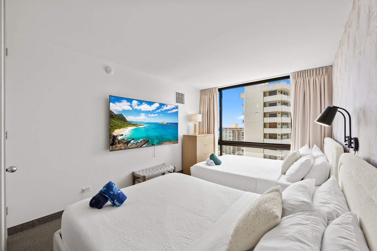 23F-Waikiki Gem-1BR w/Diamond Head & Ocean Views!