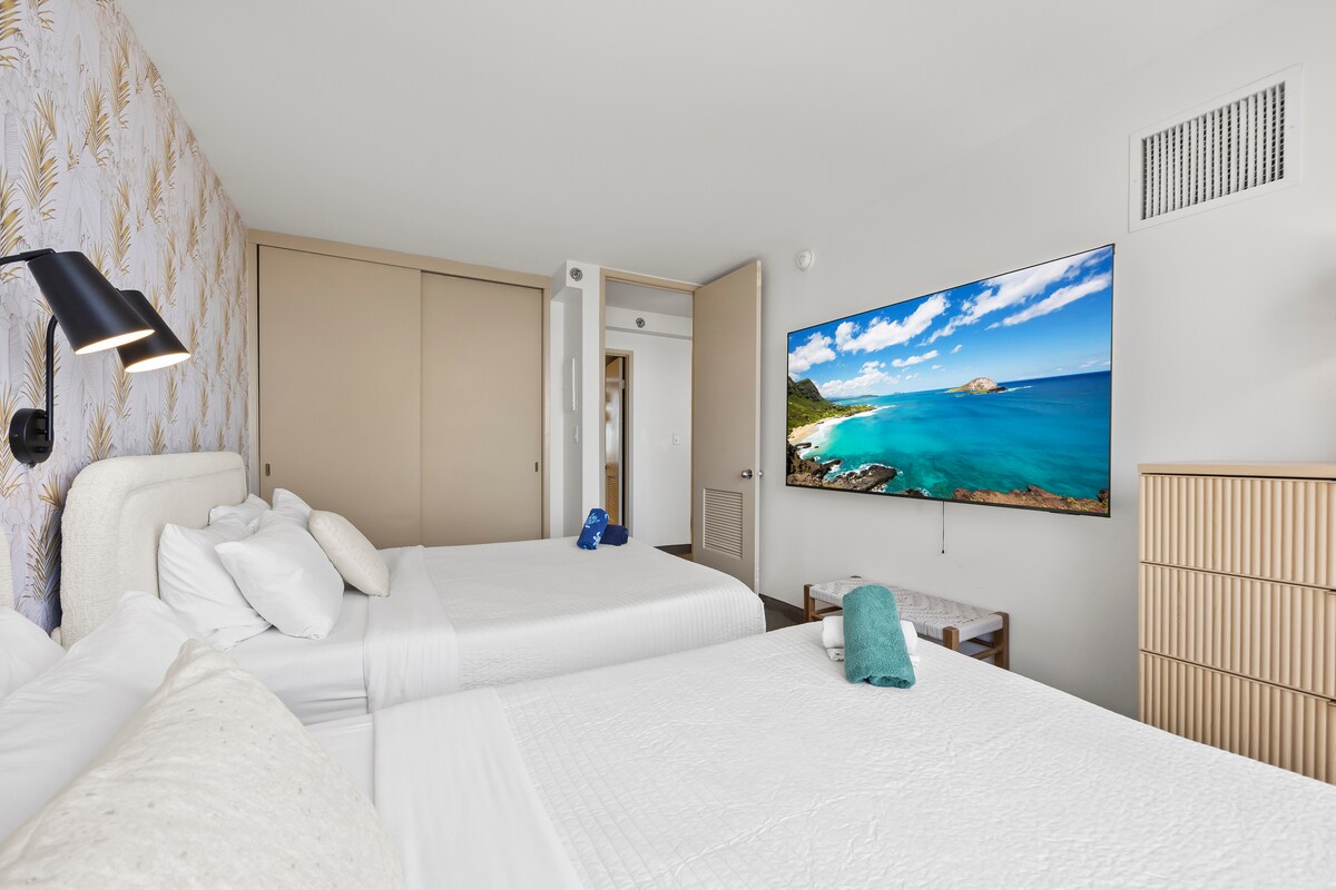 23F-Waikiki Gem-1BR w/Diamond Head & Ocean Views!