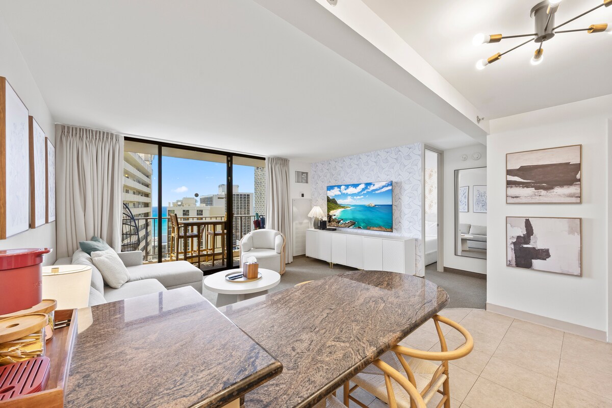 23F-Waikiki Gem-1BR w/Diamond Head & Ocean Views!