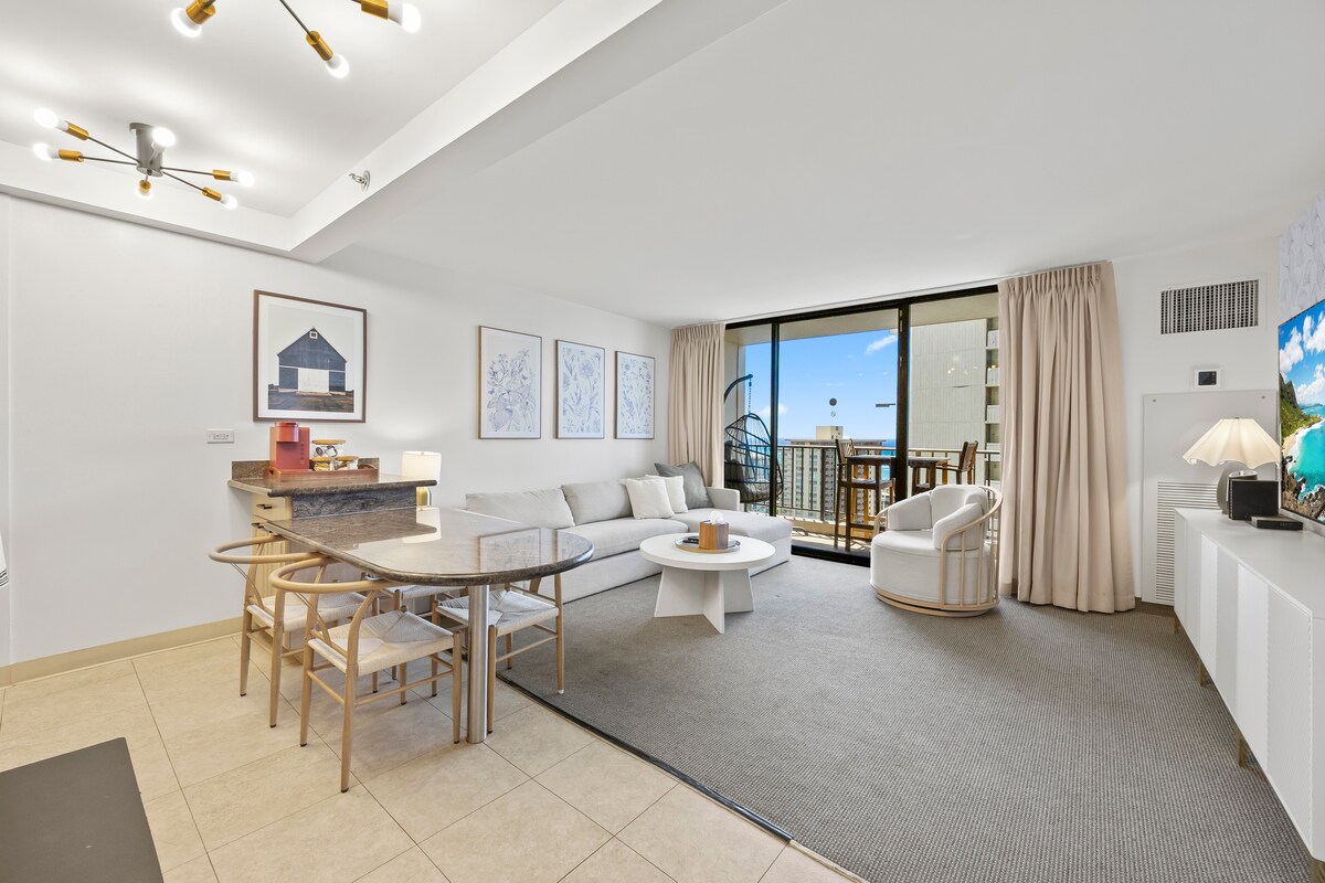 23F-Waikiki Gem-1BR w/Diamond Head & Ocean Views!