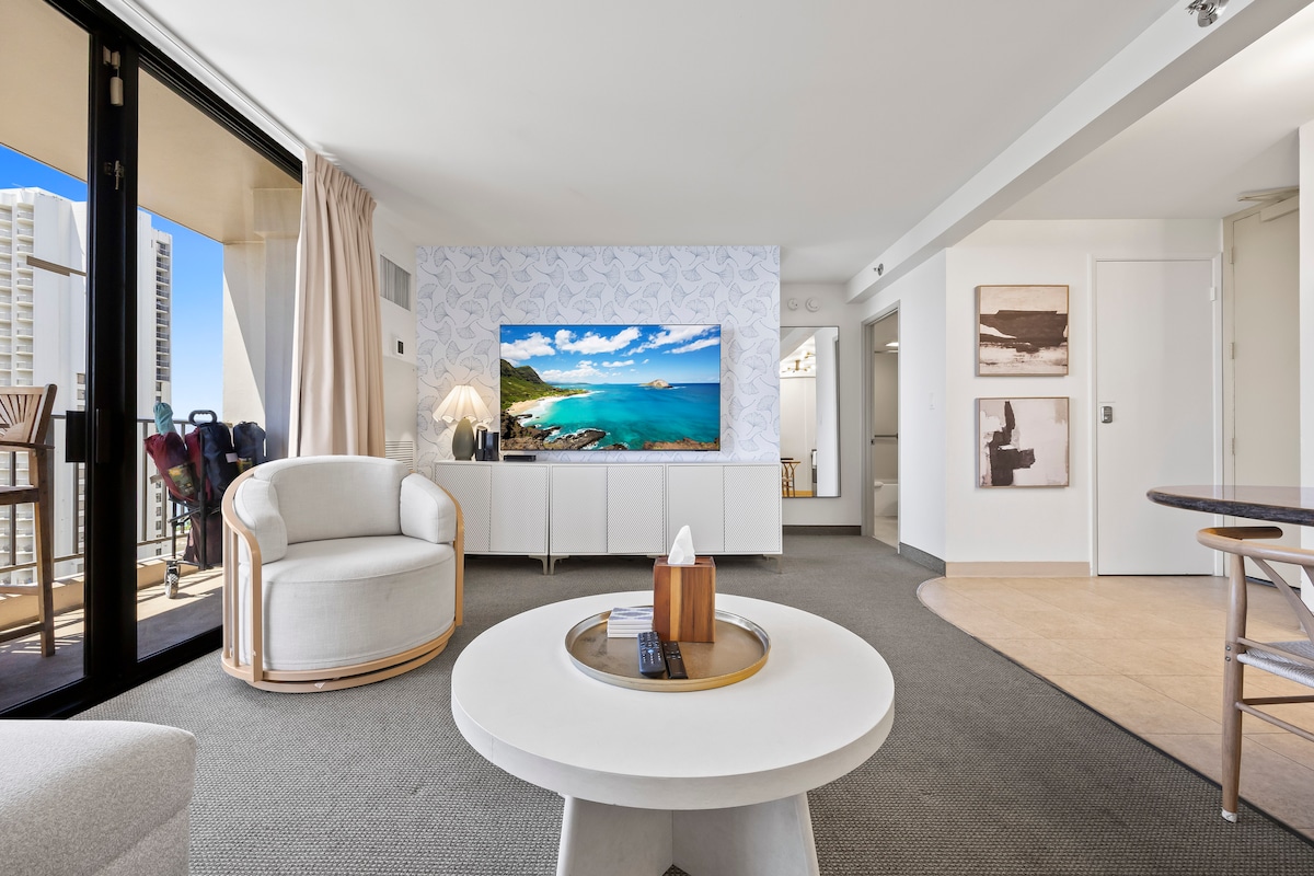 23F-Waikiki Gem-1BR w/Diamond Head & Ocean Views!