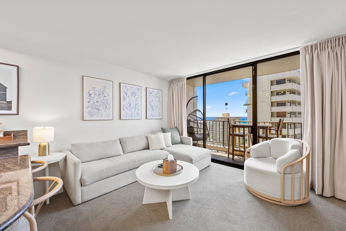23F-Waikiki Gem-1BR w/Diamond Head & Ocean Views!