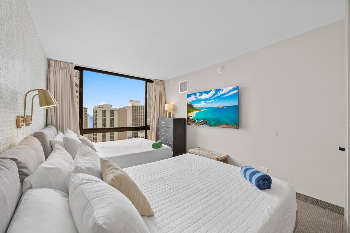 21F-Beautiful Diamond Head View-1BR w/Free Parking