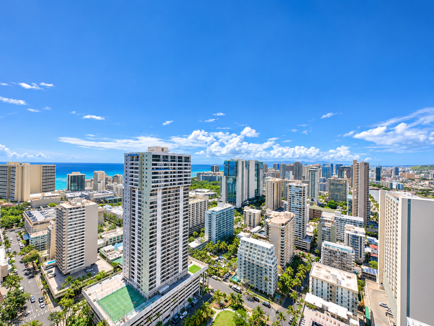 42F-Beautiful High-FL Studio w/Ocean & City Views