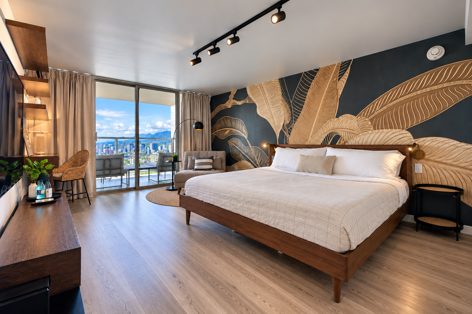 42F-Beautiful High-FL Studio w/Ocean & City Views