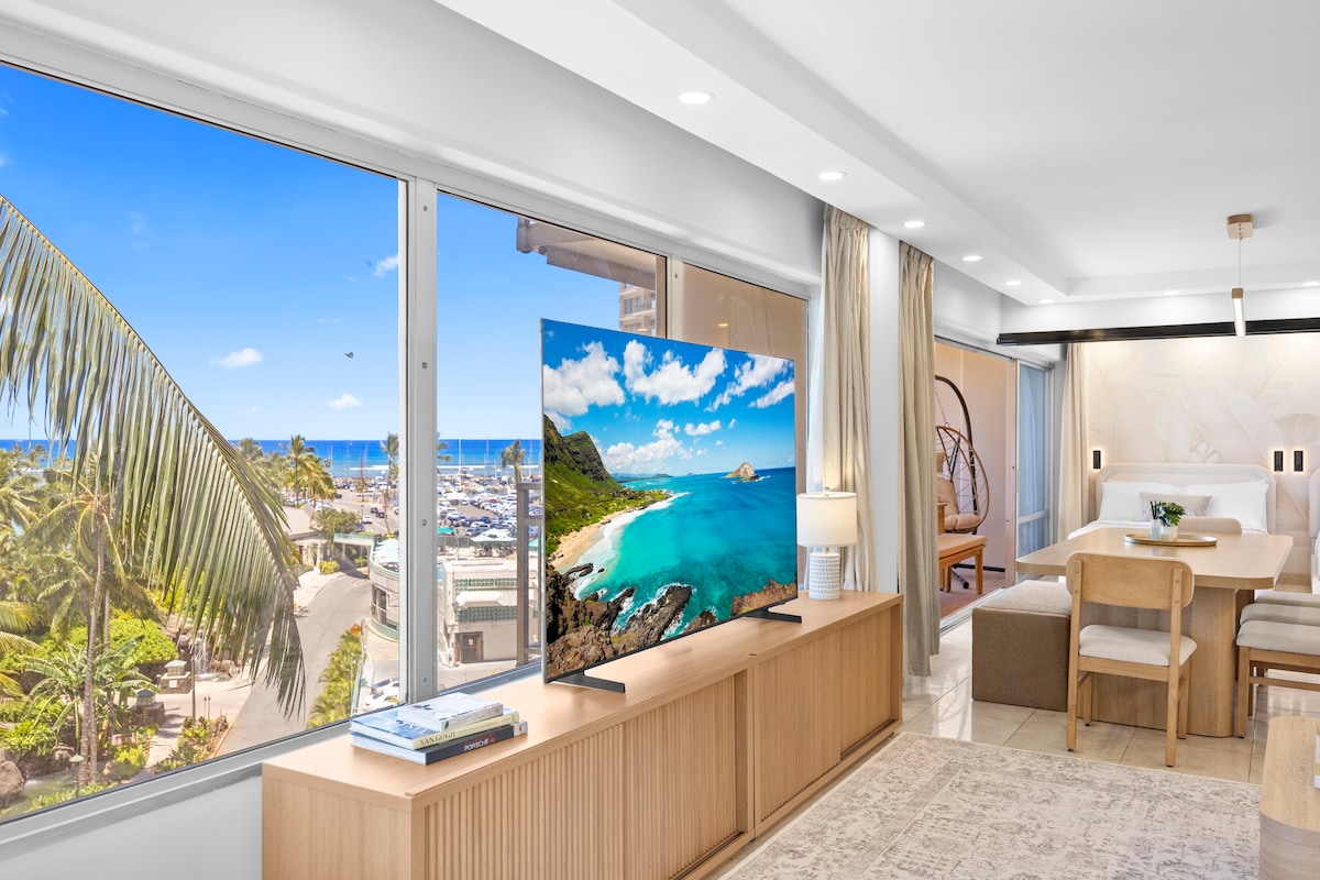 Beautiful Ilikai 2BR/2BTH Corner Suite-Waikiki