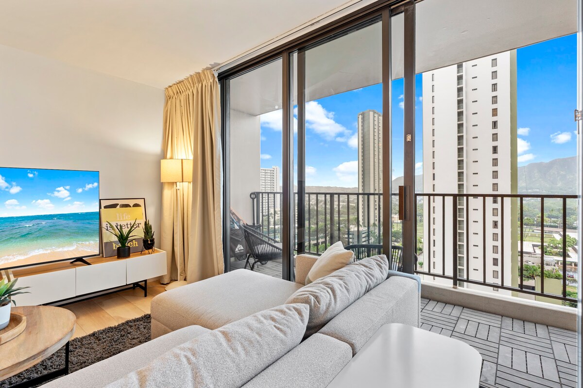 16F-Stunning Banyan DiamondHead View-1BR w/Parking