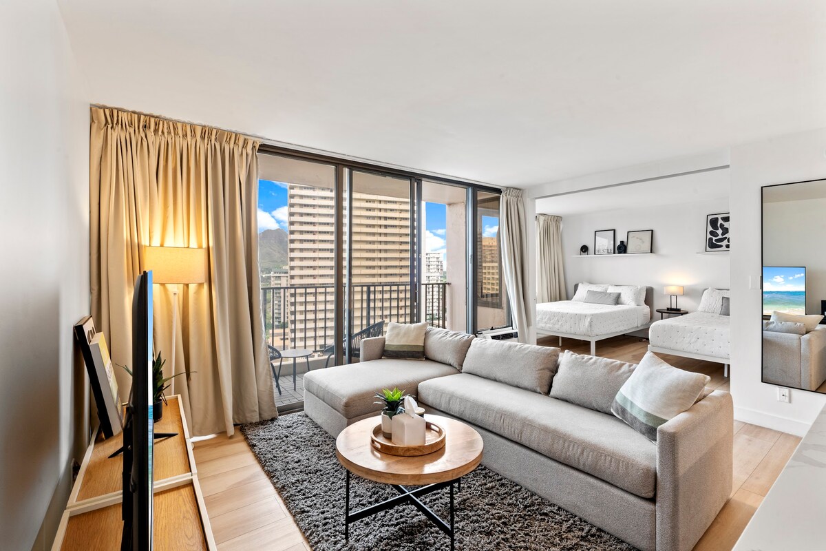 16F-Stunning Banyan DiamondHead View-1BR w/Parking