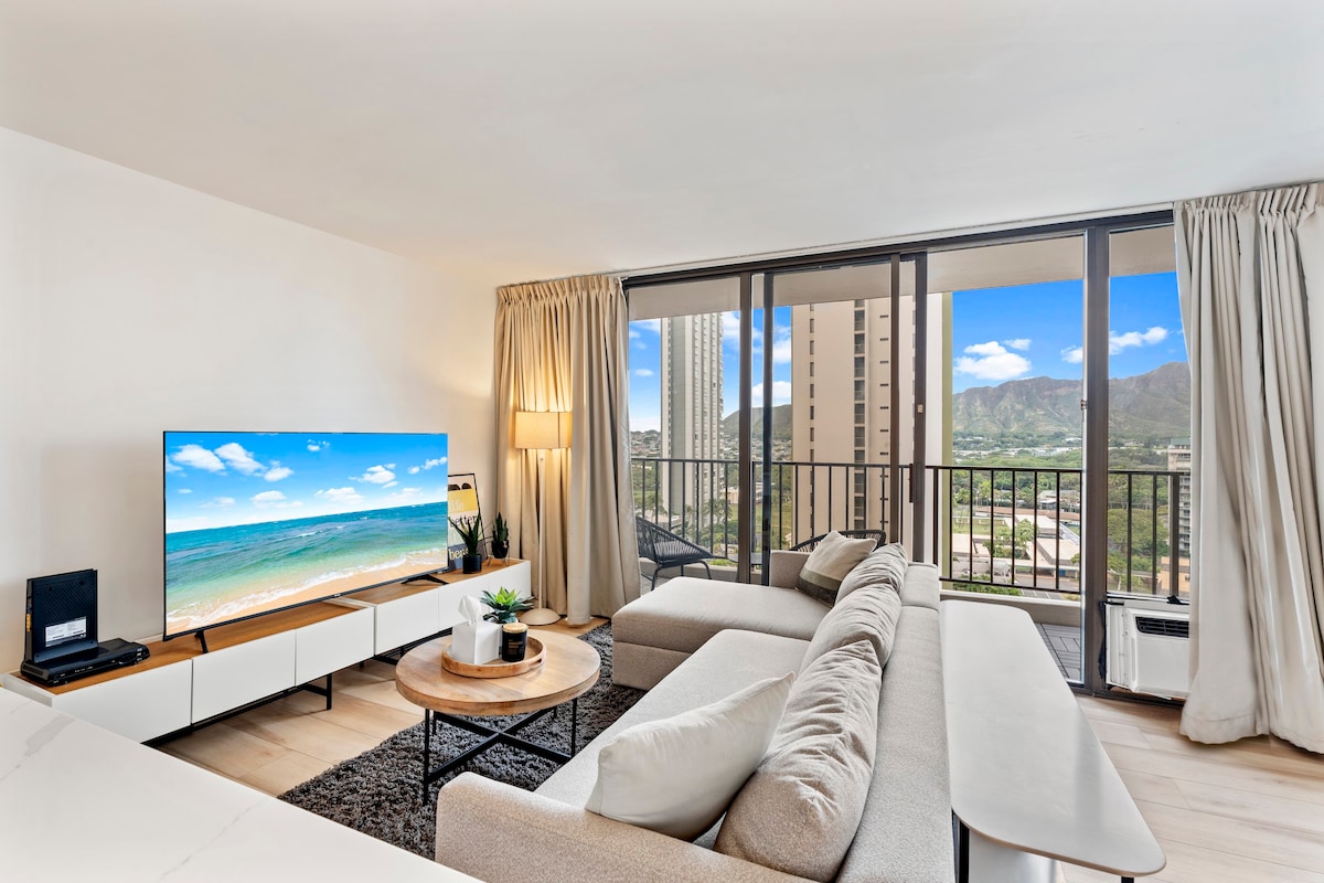 16F-Stunning Banyan DiamondHead View-1BR w/Parking
