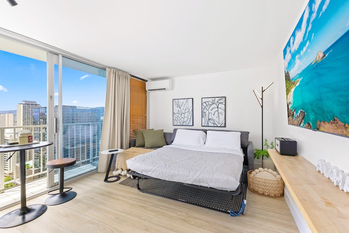 31FL-Upscale Ocean View Studio-2-min Walk to Beach