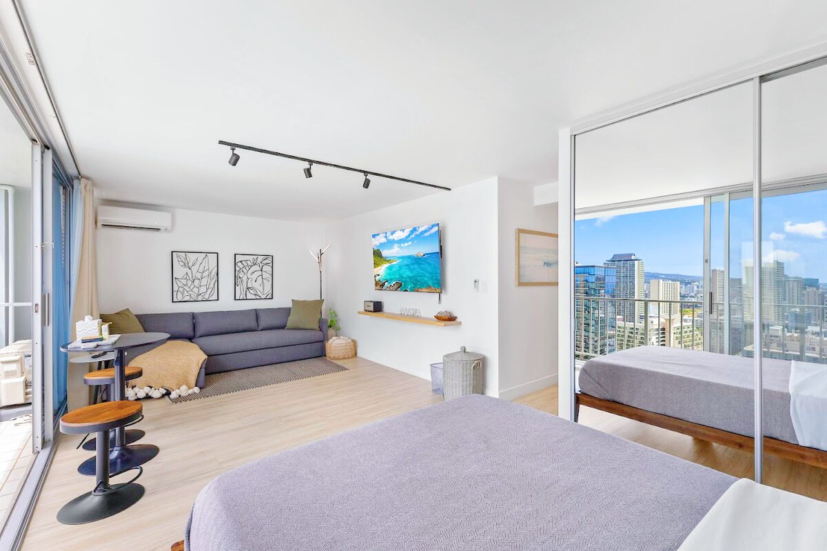 31FL-Upscale Ocean View Studio-2-min Walk to Beach