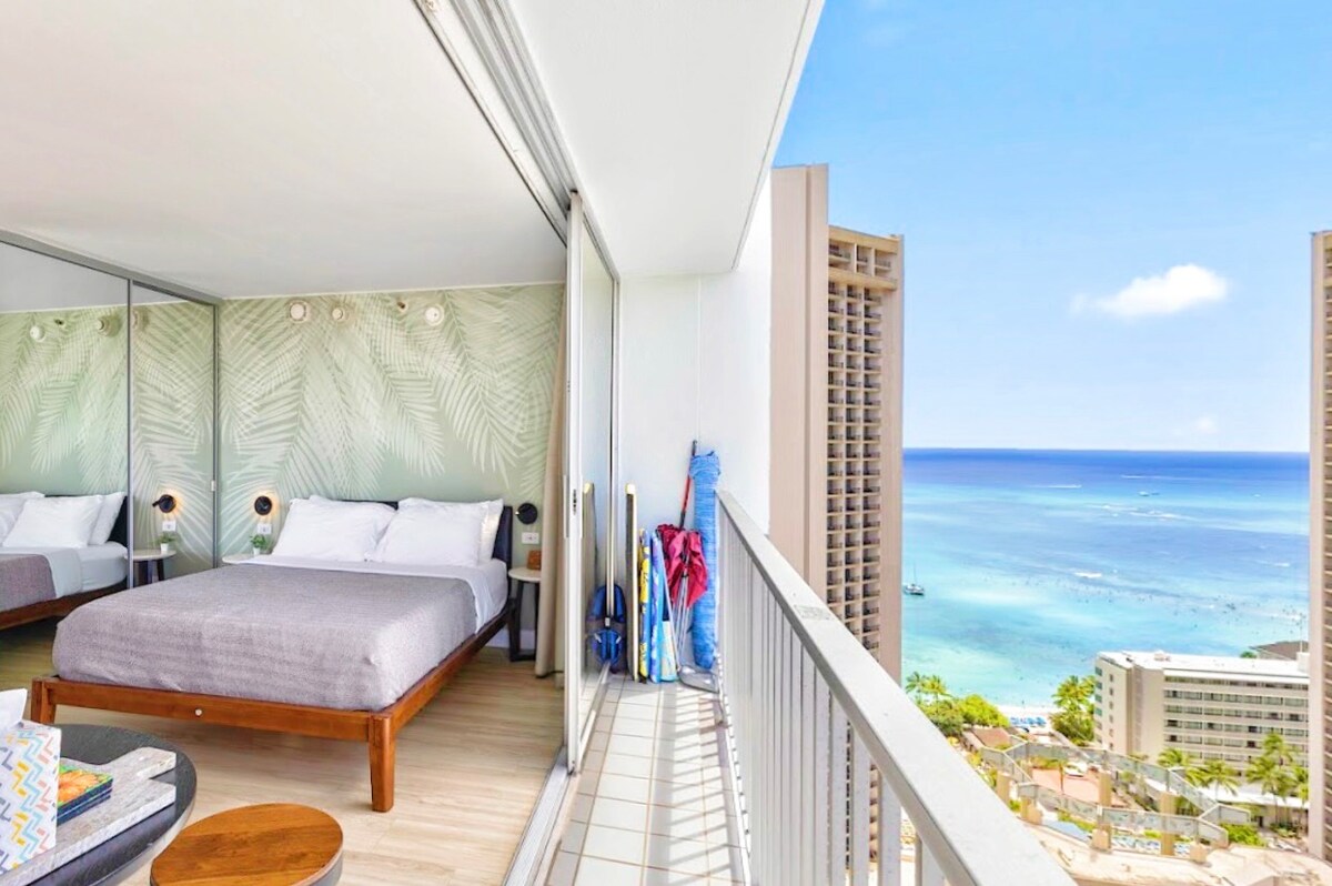 31FL-Upscale Ocean View Studio-2-min Walk to Beach