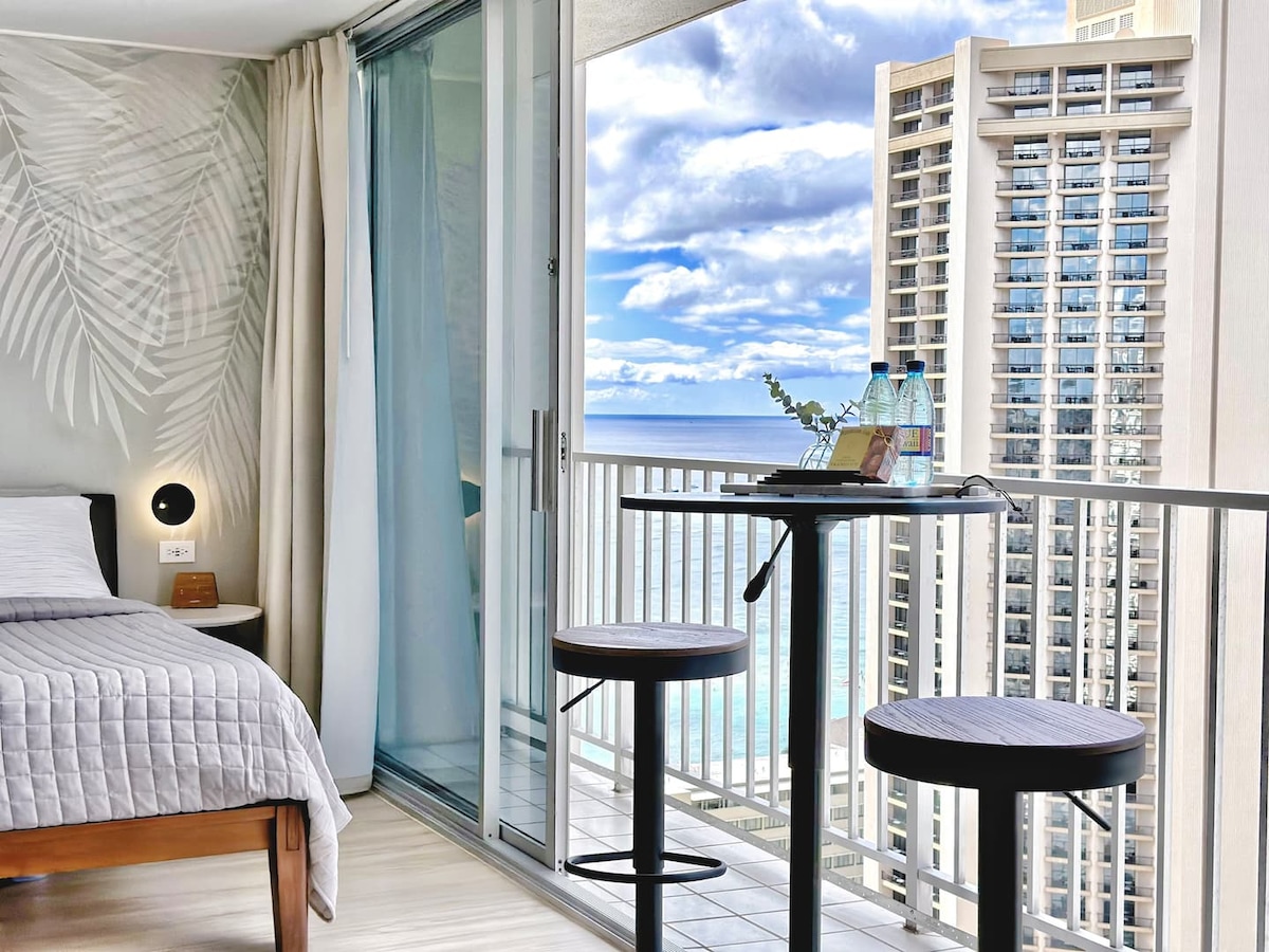 31FL-Upscale Ocean View Studio-2-min Walk to Beach