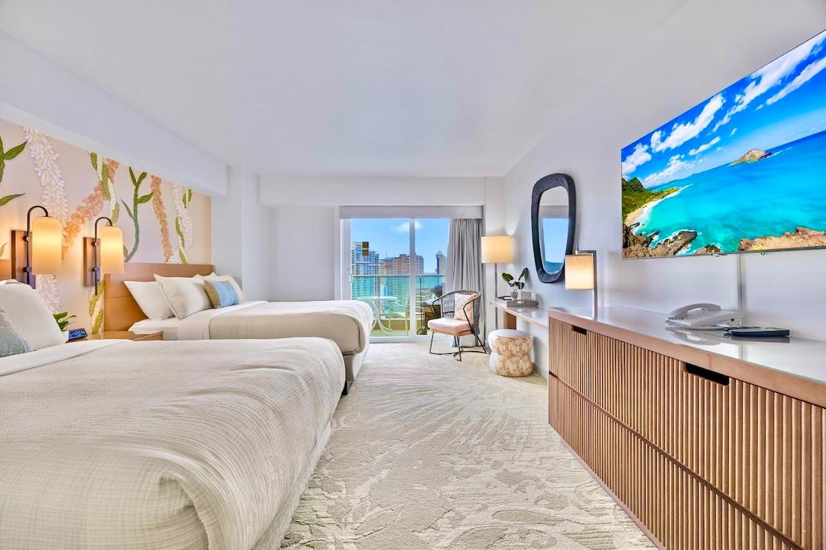 29F-Ocean View-Ala Moana Hotel-Premium Double Room