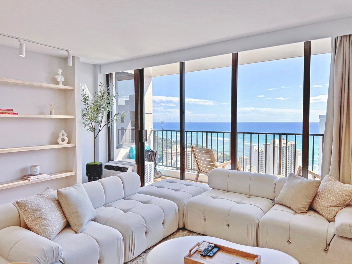 37F-Ultra Upscale Ocean View-Modern 1BR W/Parking!