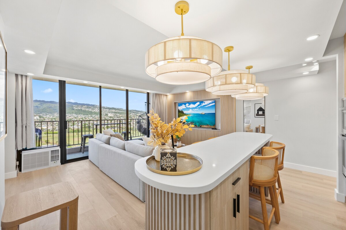 29F-Stunning Mountain View-Waikiki-1BR-w/Parking