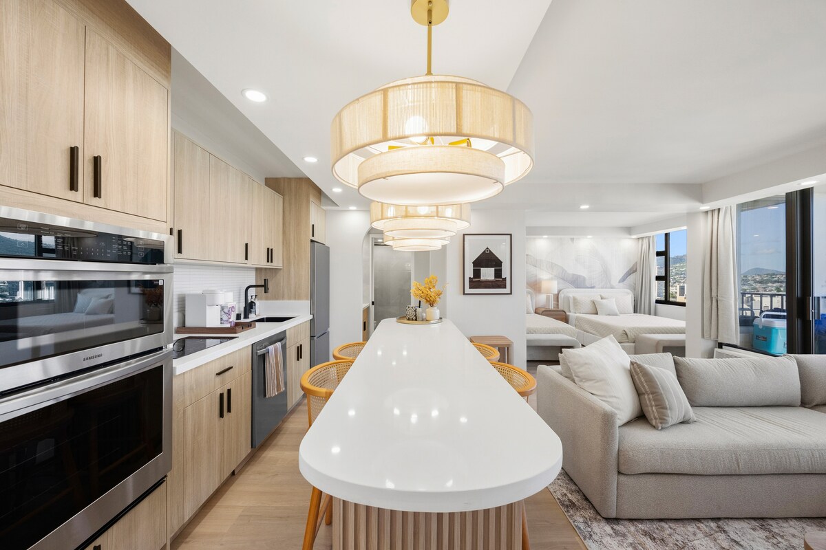 29F-Stunning Mountain View-Waikiki-1BR-w/Parking