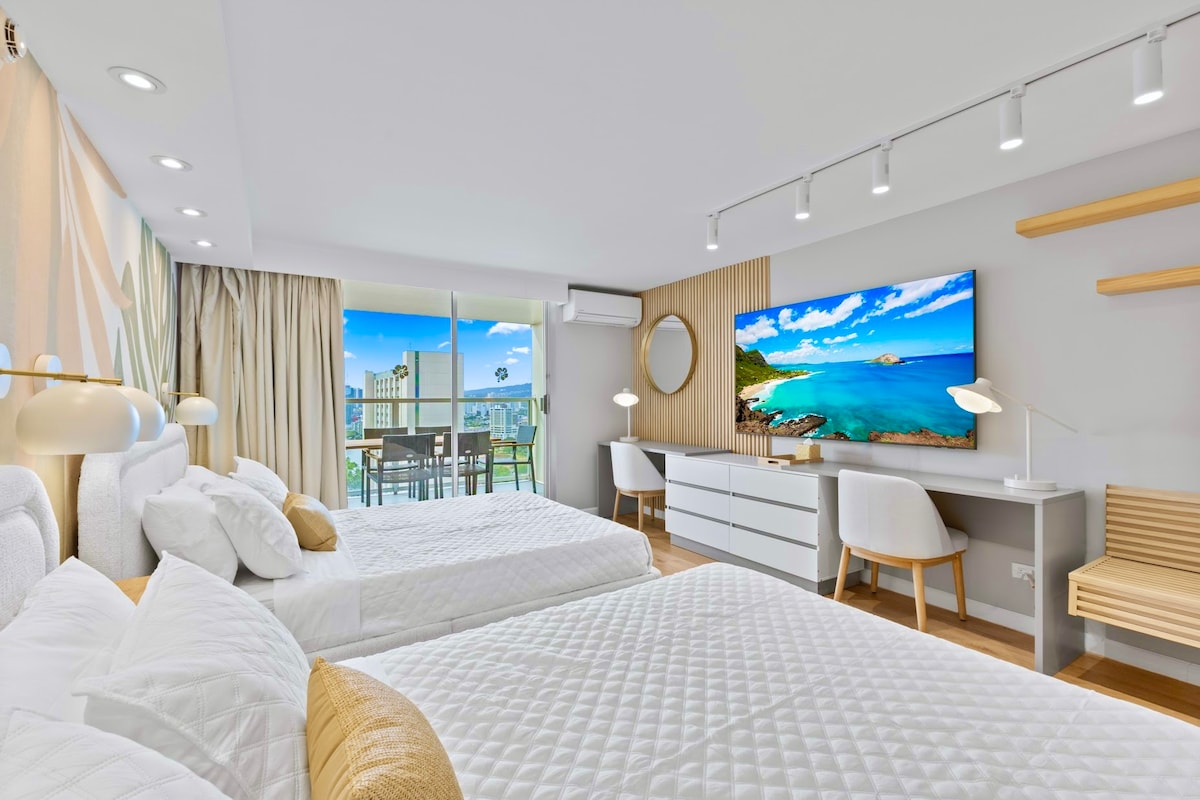 31FL-Stunning Tropical Studio w/Ocean & City Views