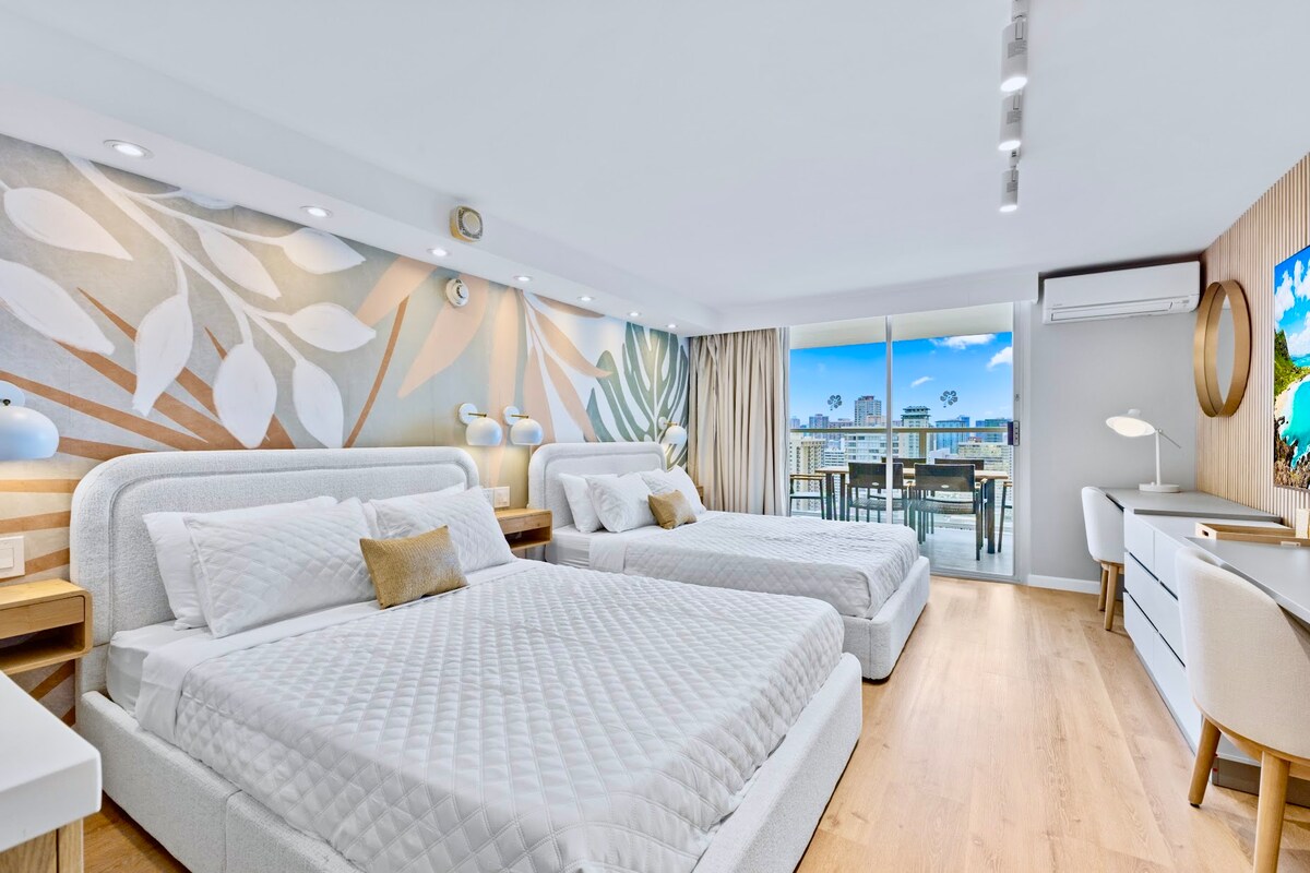 31FL-Stunning Tropical Studio w/Ocean & City Views