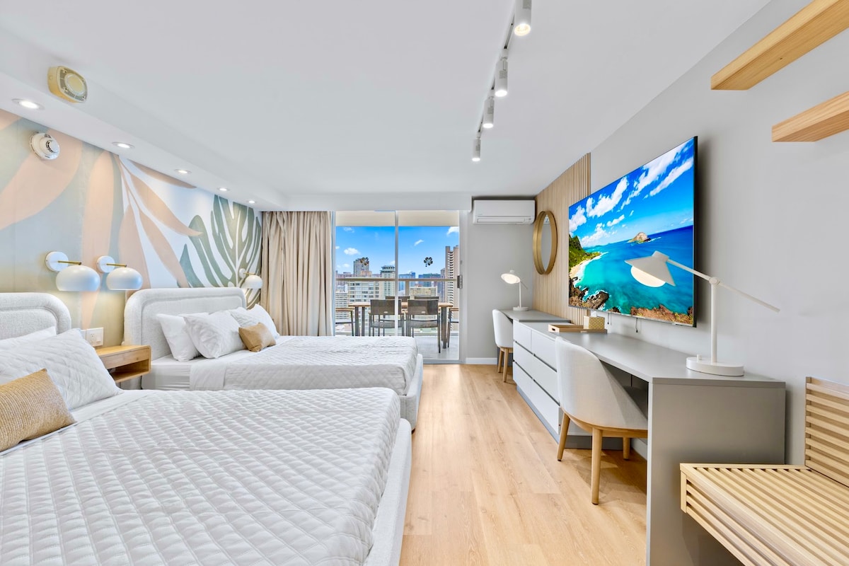 31FL-Stunning Tropical Studio w/Ocean & City Views