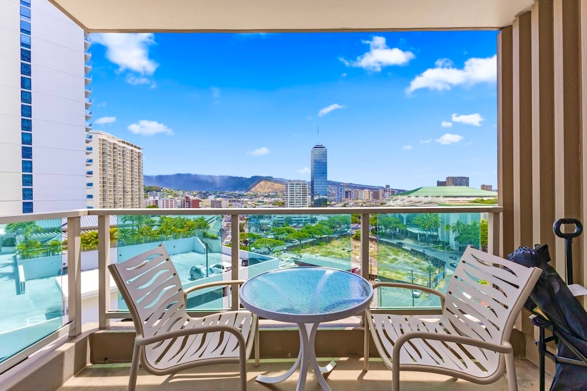 11F-Upscale King Suite-Corner Unit-Ala Moana Htl~