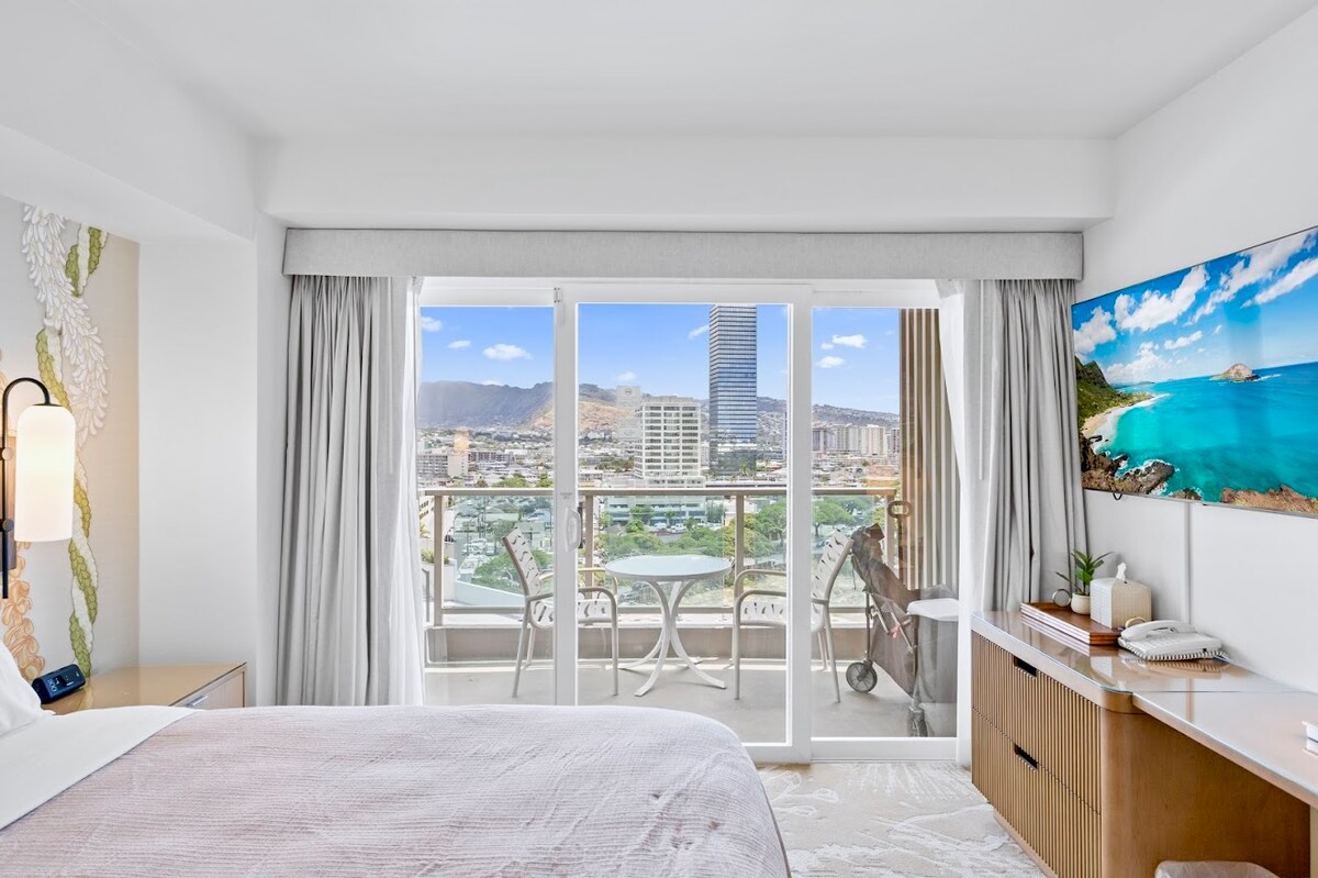 11F-Upscale King Suite-Corner Unit-Ala Moana Htl~
